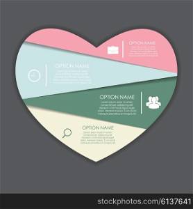 Infographic Heart Templates for Business Vector Illustration. EPS10. Infographic Heart Templates for Business Vector Illustration.