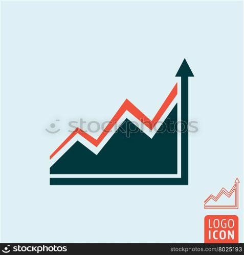 Infographic icon. Infographic symbol. Diagram icon isolated. Vector illustration. Infographic icon isolated
