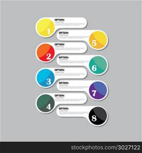 infographic icon theme template