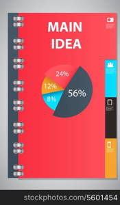 Infographic template design vector illustration