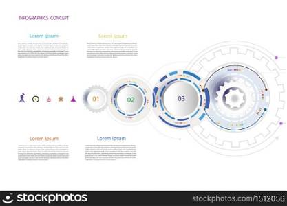 Infographic template timeline technology hi-tech digital and engineering telecoms can be used for your business,book cover, template, banner,diagram, Infographic presentation, Vector illustration