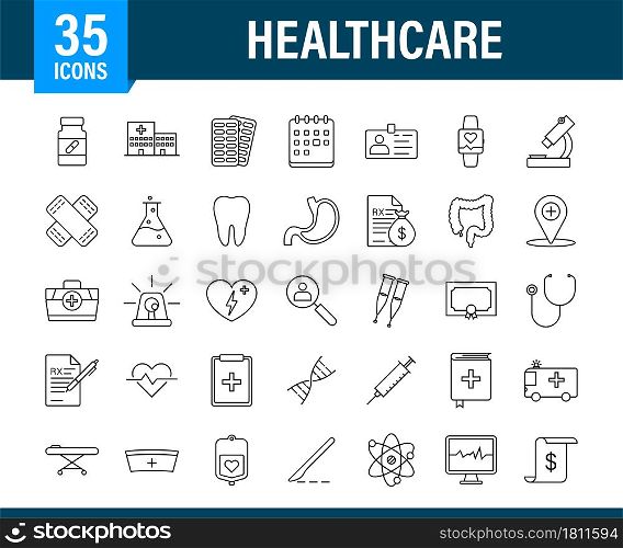 Infographic with healthcare icon for medical design. Medical insurance. Vector stock illustration. Infographic with healthcare icon for medical design. Medical insurance. Vector stock illustration.