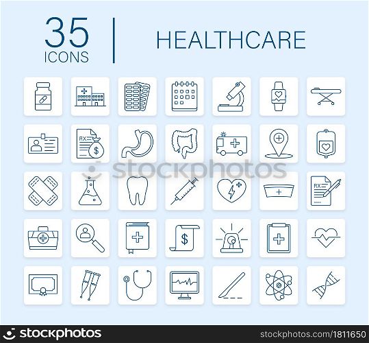 Infographic with healthcare icon for medical design. Medical insurance. Vector stock illustration. Infographic with healthcare icon for medical design. Medical insurance. Vector stock illustration.