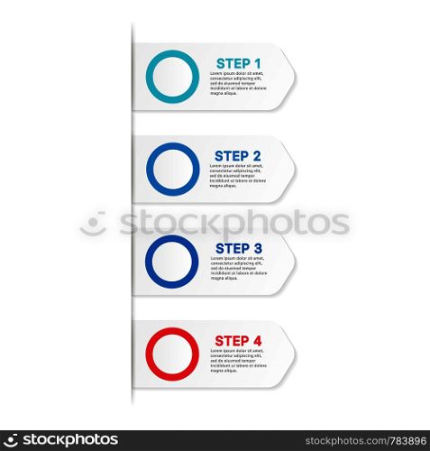 Infographics design vector and marketing icons can be used for workflow layout. Vector stock illustration.