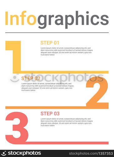 Infographics diagram with 3 steps, options, or processes. Vector business template for presentation. business data visualization.