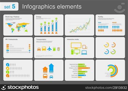 Infographics elements with icons.Multiuse! For business and finance reports, statistics, diagram graph