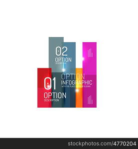 Infographics geometric business template, vector abstract background for workflow layout, diagram, number options or web design