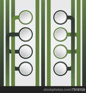 Infographics green lines design EPS10 vector file.