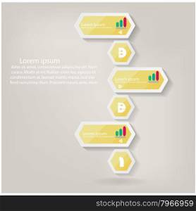 Infographics options banner. Vector illustration. Can be used for work flow layout, diagram, number options, web design or presentation template.
