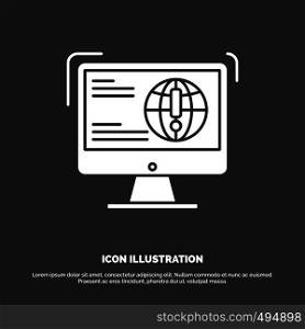 information, content, development, website, web Icon. glyph vector symbol for UI and UX, website or mobile application. Vector EPS10 Abstract Template background