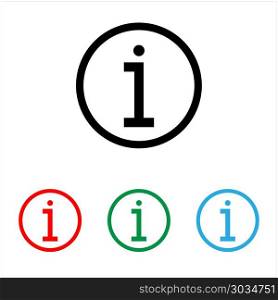 Information Icon, Info Icon Vector Art Illustration. Information Icon, Info Icon