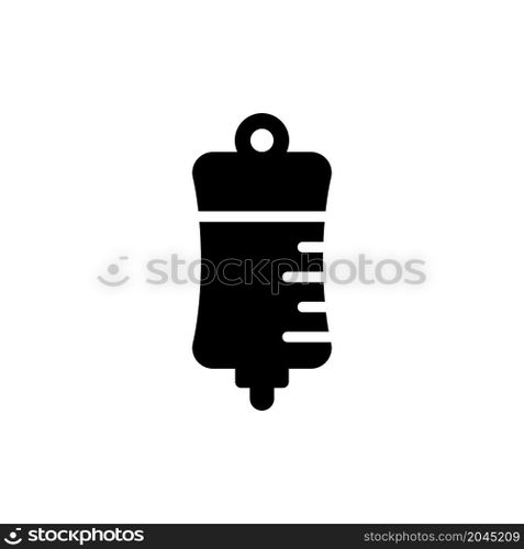 infusion drip icon vector solid style