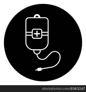 infusion medicine icon vector template illustration logo design