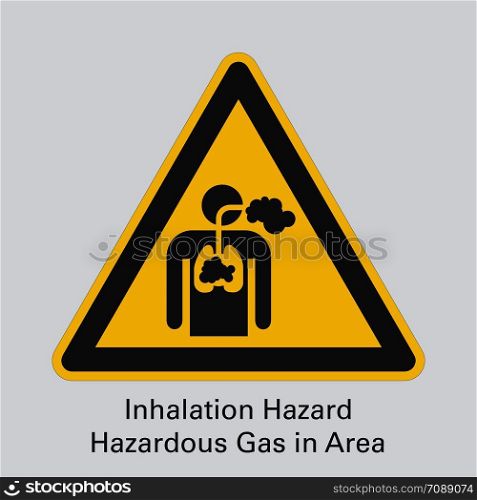 Inhalation Hazard Hazardous Gas in Area