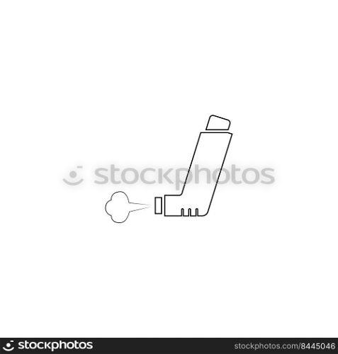 inhaler icon stock illustration design