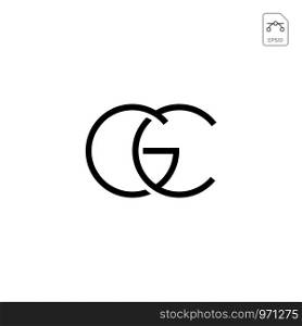 initial AC, CA, A, C Logo template vector illustration. initial AC, CA, A, C Logo template