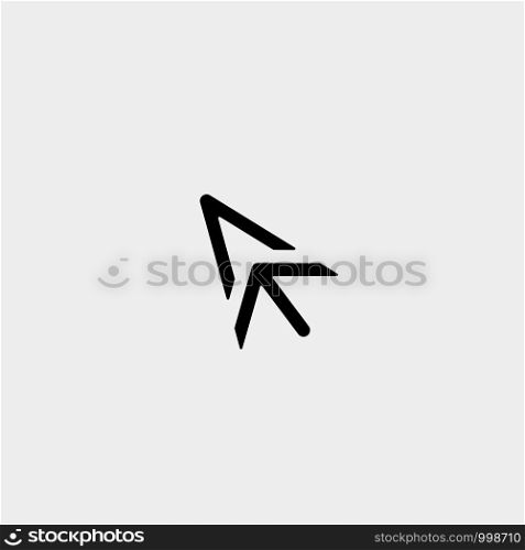 Initial AT TA Click Pointer Logo Template Vector illustration. Initial AT TA Click Pointer Logo Template Vector