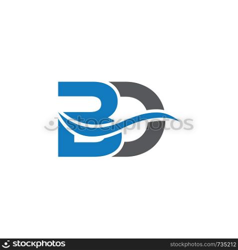 initial B logo template