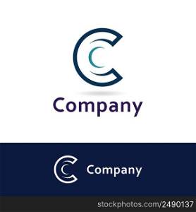 Initial C logo vector template, Abstract Letter C logotype trademarks, company logo, Vector Illustration