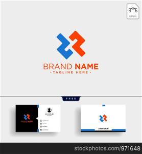 initial DP abstract geometric logo template vector illustration and business card design. initial DP abstract geometric logo template and business card design