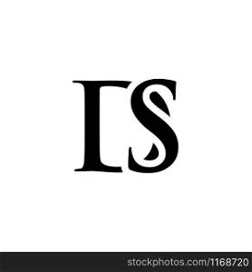 Initial ds alphabet logo design template vector