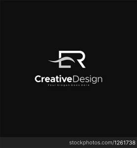 Initial ER Letter RE abstract Logo Template Design Vector, Emblem, Design Concept, Creative Symbol design vector element for identity, logotype or icon Creative Design