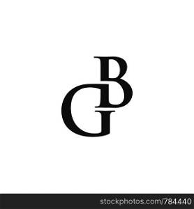 initial GB logo template