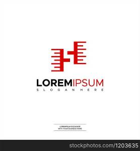 Initial HS Letter Logo Modern FInance Abstract Logo Template Design Symbols, Icon Vector Illustration