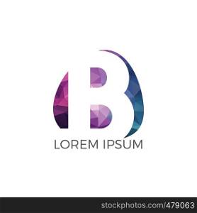 Initial letter B vector logo design. Letter b business vector logo template.