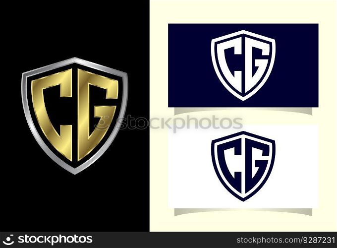 Initial Letter C G Logo Design Vector. Graphic Alphabet Symbol For Corporate Business Identity
