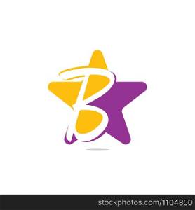 Initial letter C star logo design. C letter Star concept logo.