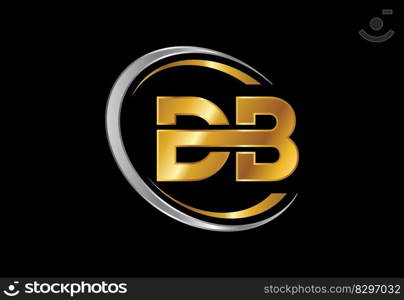 Initial Letter D B Logo Design Vector. Graphic Alphabet Symbol For Corporate Business Identity