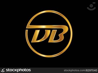 Initial Letter D B Logo Design Vector. Graphic Alphabet Symbol For Corporate Business Identity