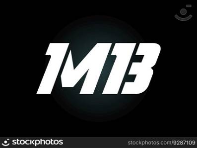 Initial Letter M B Logo Design Vector. Graphic Alphabet Symbol For Corporate Business Identity