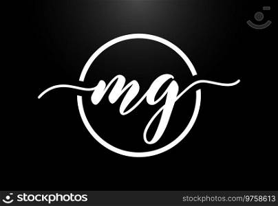 Initial Letter M G Logo Design Vector. Graphic Alphabet Symbol For Corporate Business Identity