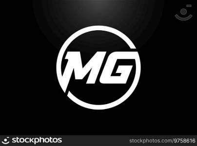 Initial Letter M G Logo Design Vector. Graphic Alphabet Symbol For Corporate Business Identity