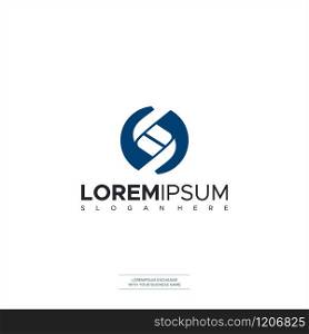 Initial Letter S Logo template design. Minimalist letter logo vector Premium design