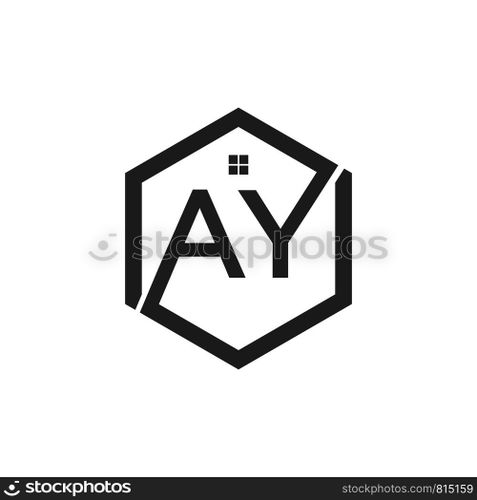 initial logo template