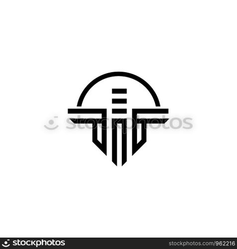 initial logo template