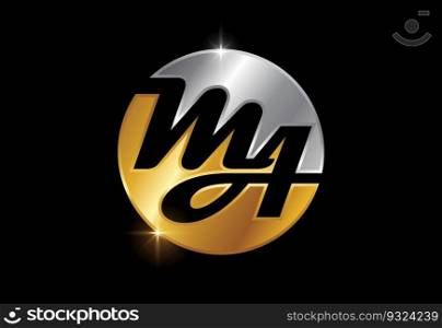 Initial Monogram Letter M A Logo Design Vector. Graphic Alphabet Symbol For Corporate Business