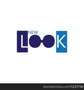 initial new look logo vector