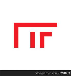 initial nf letter logo vector icon illustration design 