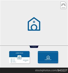 initial O creative logo template, minimalist logo for real estate corporate. vector illustration, business card design template include. initial creative logo template, minimalist logo for real estate corporate. vector illustration, business card design template include