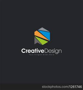 Initial P Letter Abstract Logo Template Design Icon Creative Design