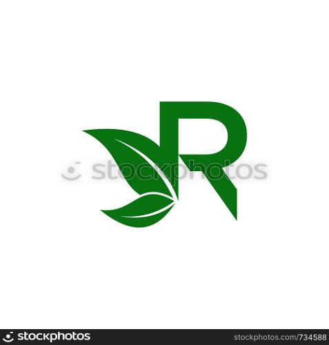 initial R logo template