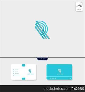 Initial R, RR outline creative logo template and business card design template include. vector illustration and logo inspiration. Premium initial R, RR outline creative logo template and business card design template include. vector illustration and logo inspiration