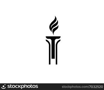 Initial T for Torch logo design inspiration