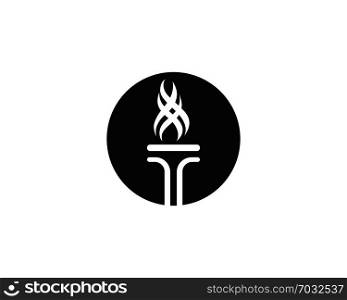 Initial T for Torch logo design inspiration