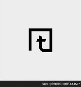 Initial T Simple Logo Template Vector Design Icon. Initial T Simple Logo Template Vector Design