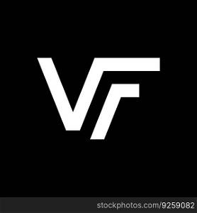 initial vf letter logo vector icon illustration design